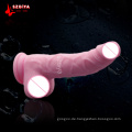 Hotselling 10 Modi Silikon Vibrator Touch Sensor Penis Sex Spielzeug für Frau (DYAST395E)